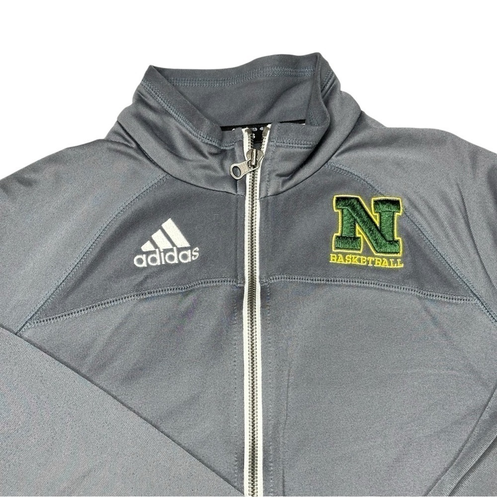 Adidas Gray Track Climalite Jacket‎ Long Sleeve Men’s Size Small - Picture 4 of 7